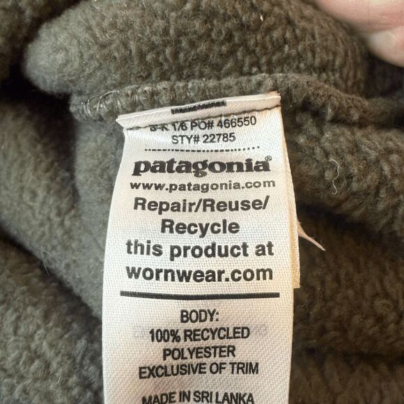 Patagonia Women's Fleece Button Down Retro File Shacket Pine Needle Green XS - Picture 4 of 10